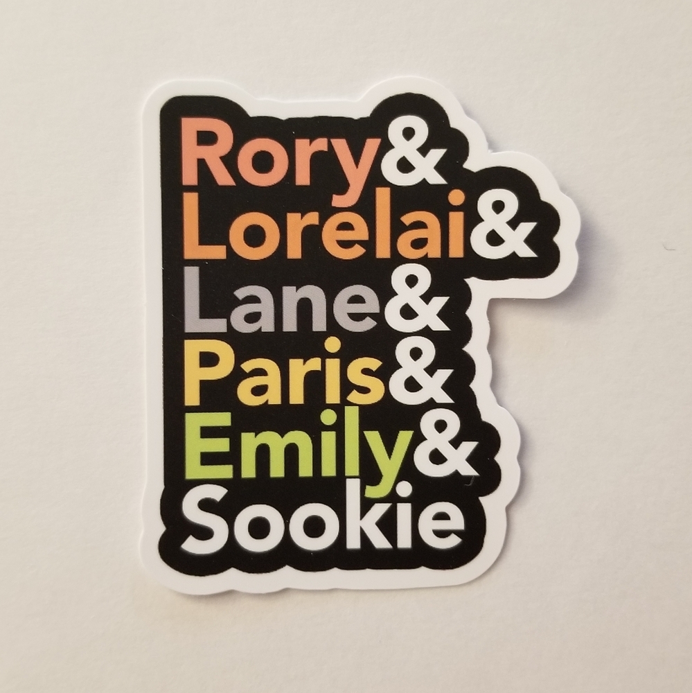 10/$10 Gilmore Girls Sticker